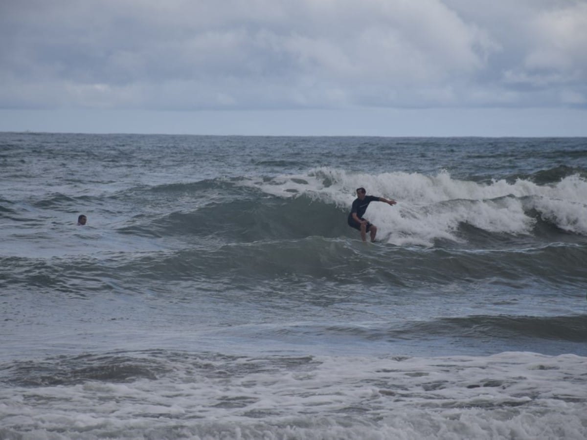 Wet season surf in A-bay