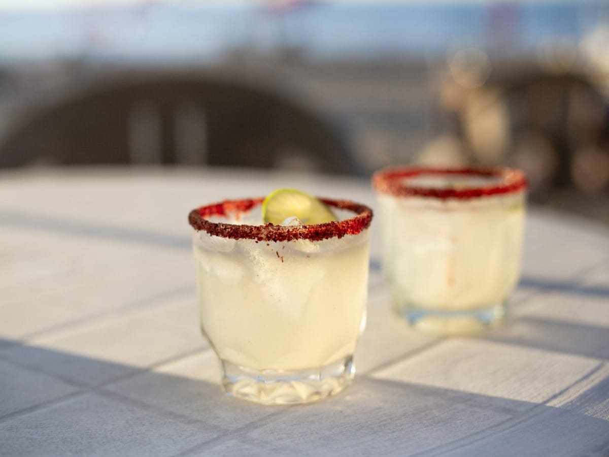 Margarita on the beach