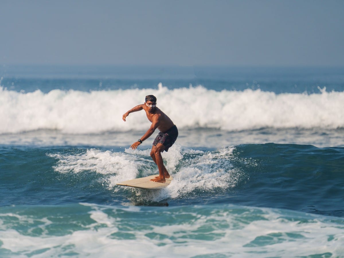 A surfer in Canggu
