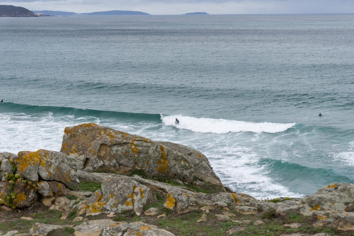 A right hander near A Coruna
