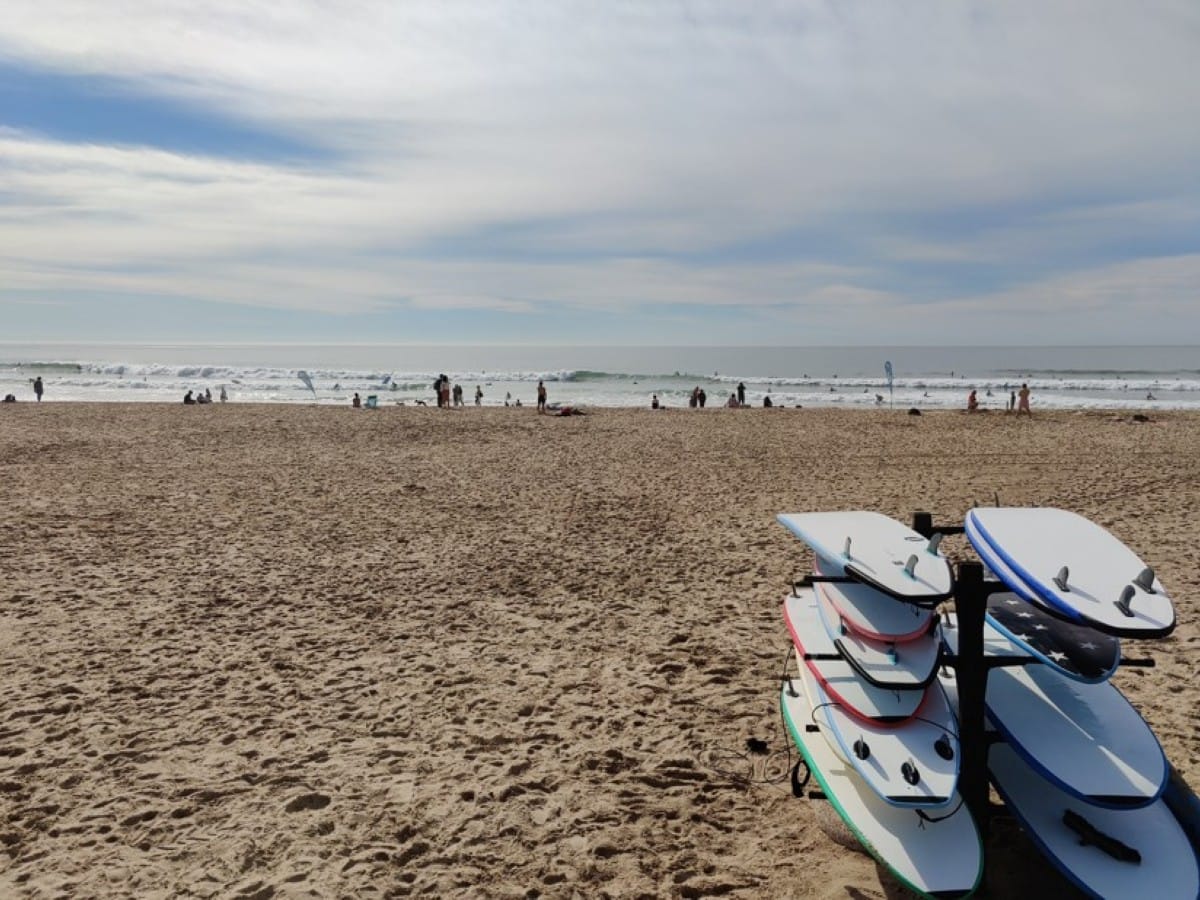 Surfboards in Carcavelos, Portugal