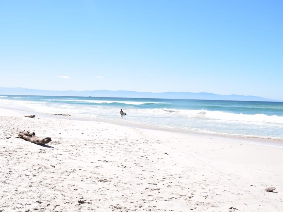 A surfer in La Lancha