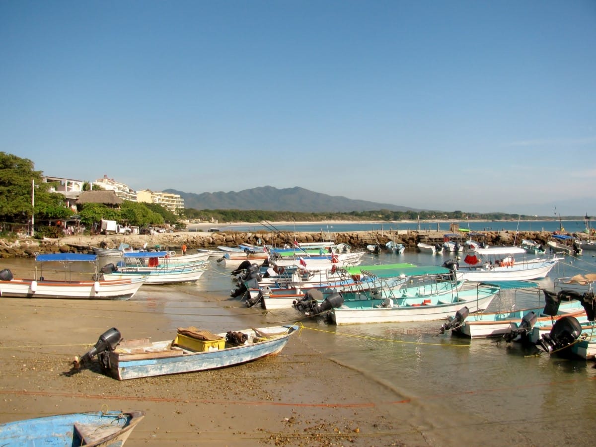 Boats in Punta Mita
