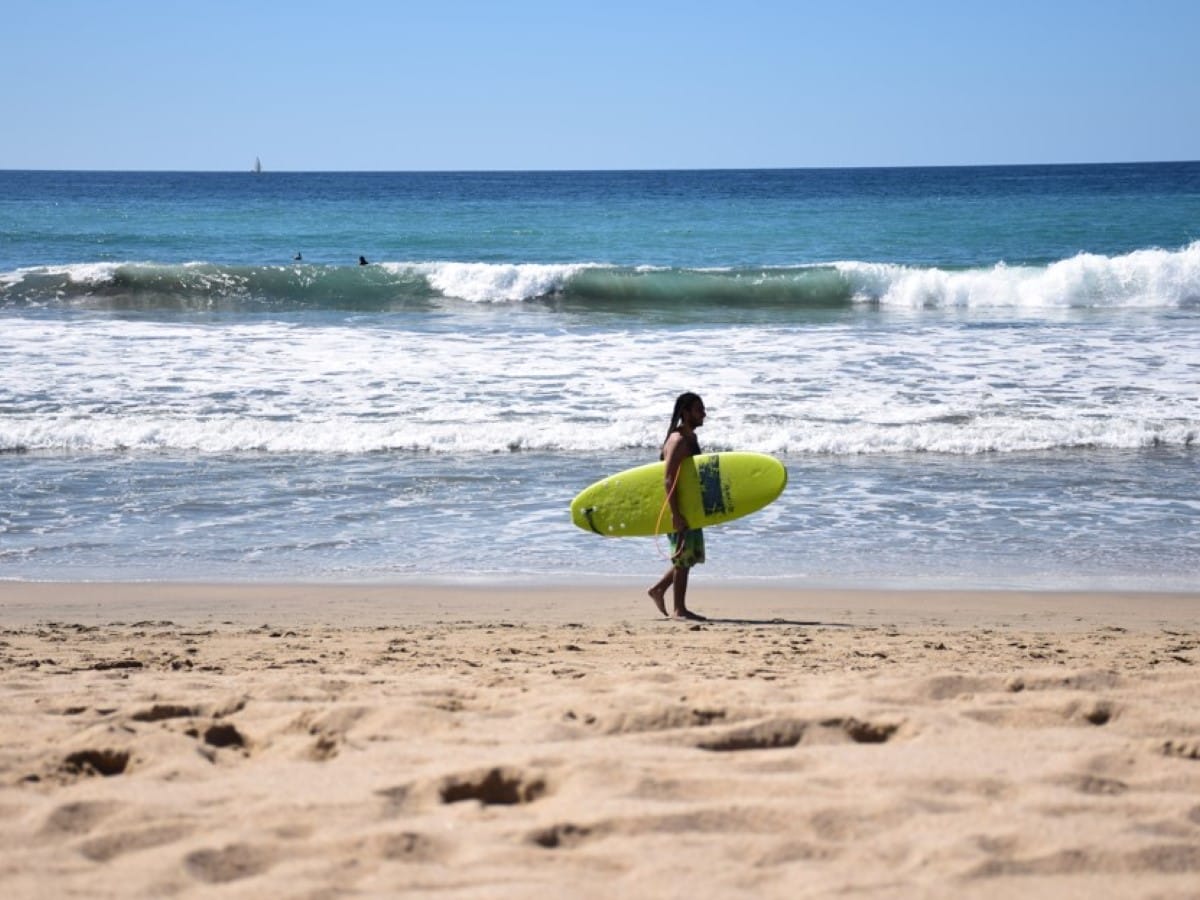Small-wave winter in Nayarit