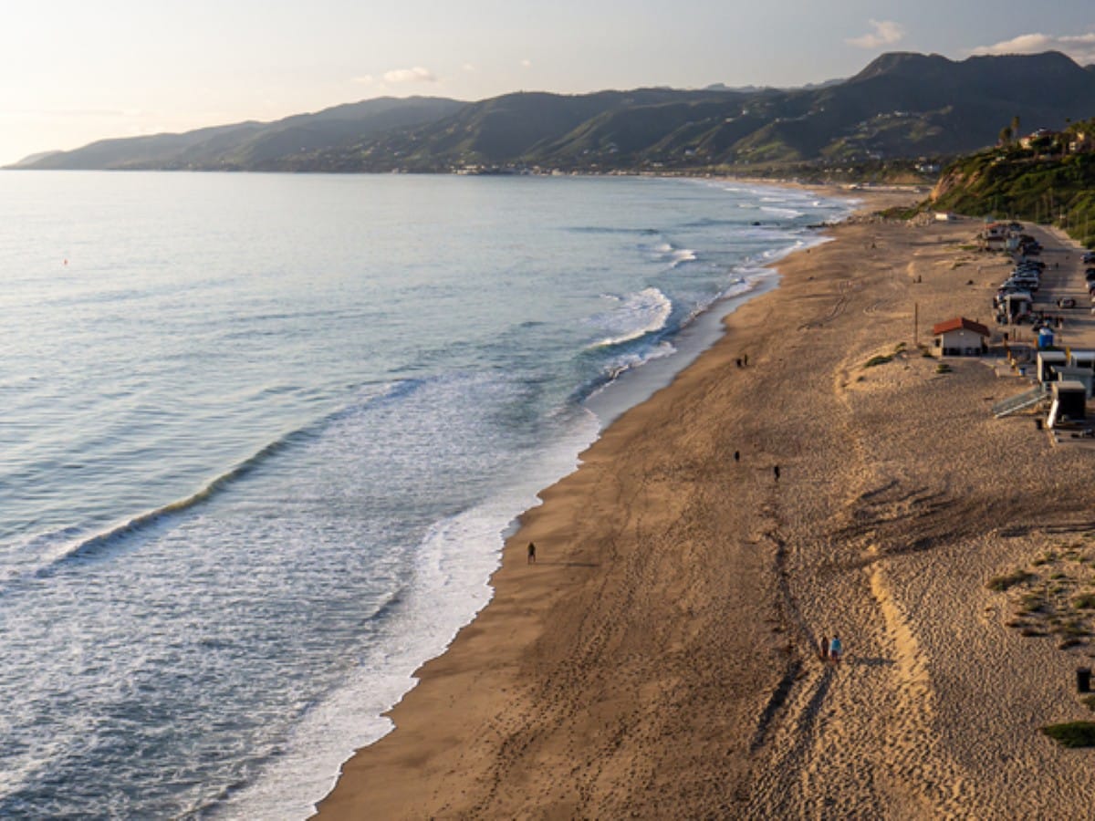 Light waves on Zuma Beach