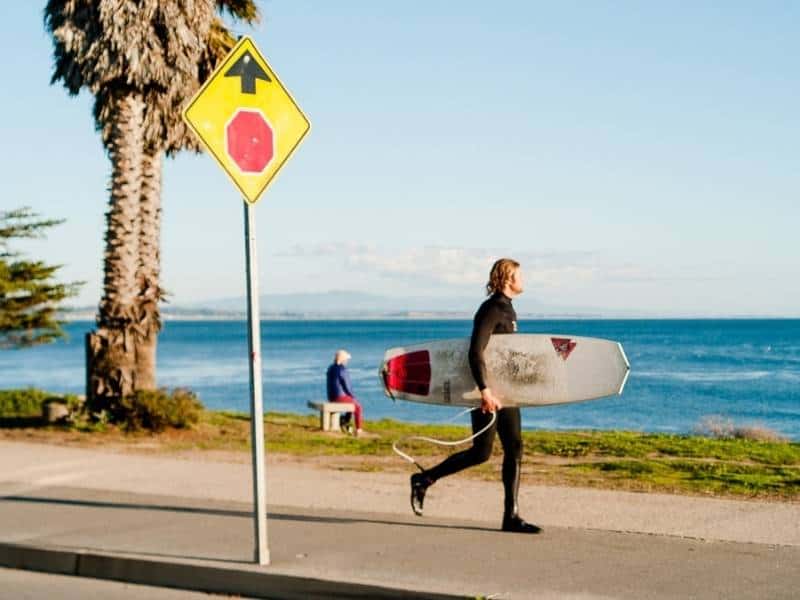 Santa Cruz surfing