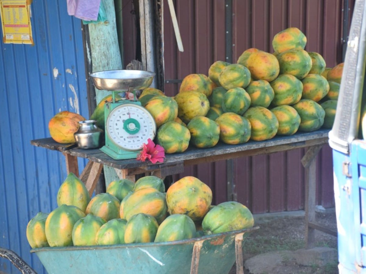 A fruit stall in Sri Lanka