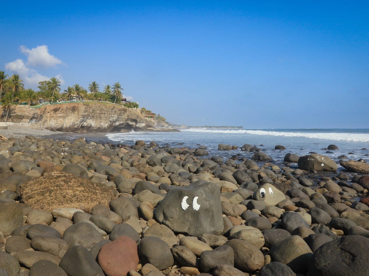 A beach around El Salvador's Surf City