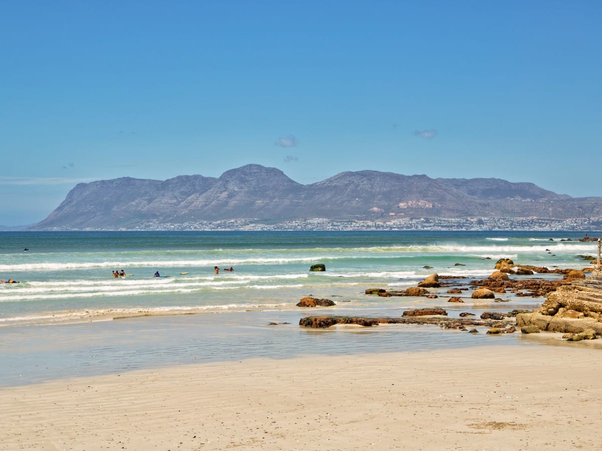 One of the beaches around Cape Town