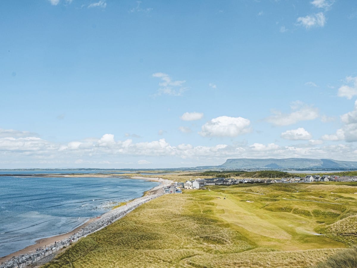 Strandhill beach with small waves