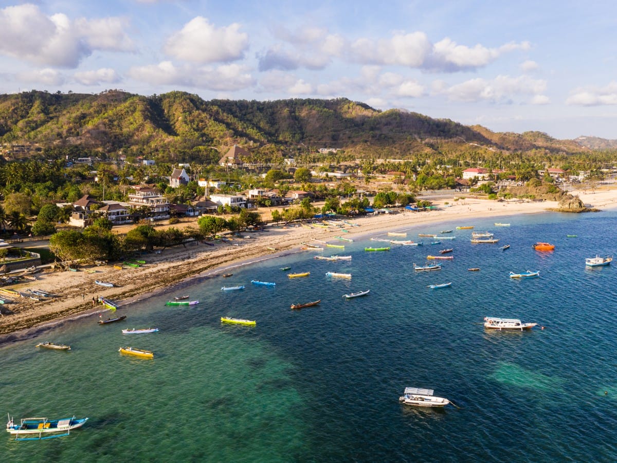 Kuta Lombok from above