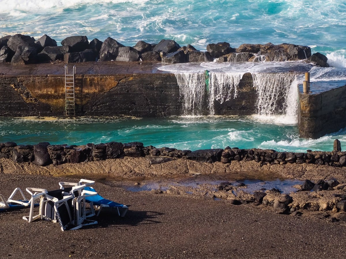 The harbor in La Santa Lanzarote