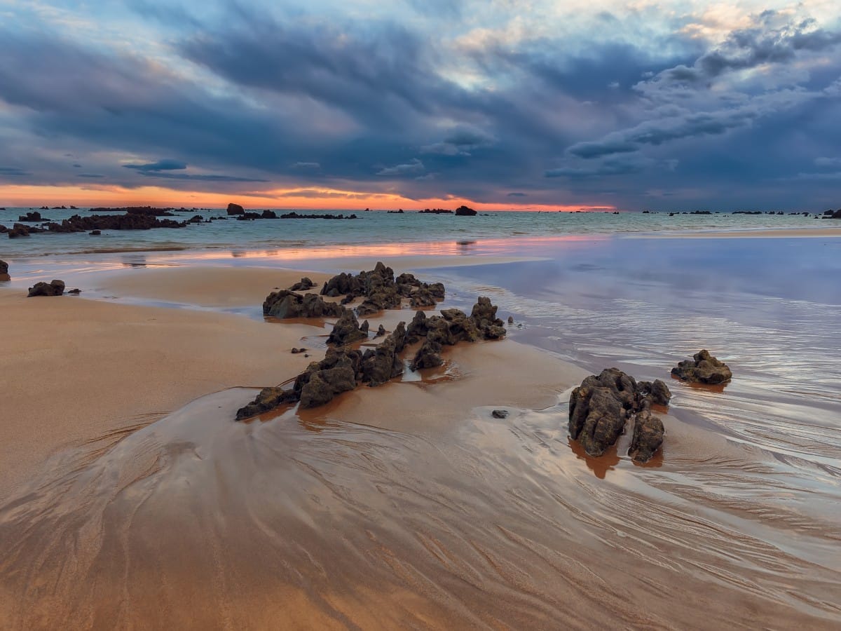 Trengandin Beach in Noja