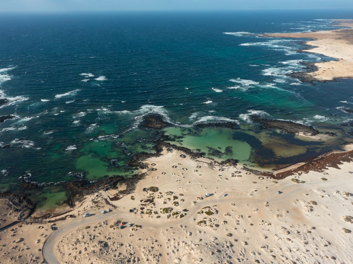 The little lagoons of Playa Los Charcos