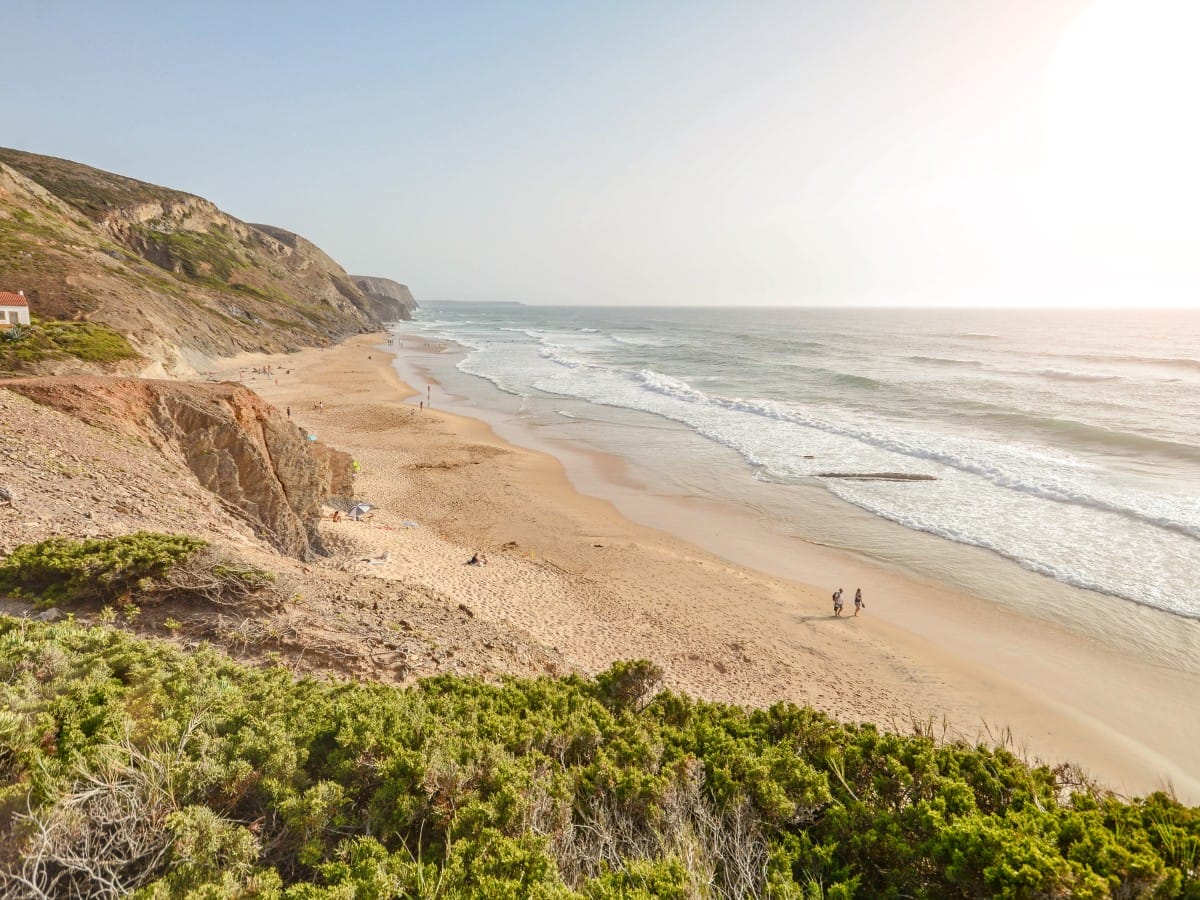 Vale Figueiras beach in Portugal