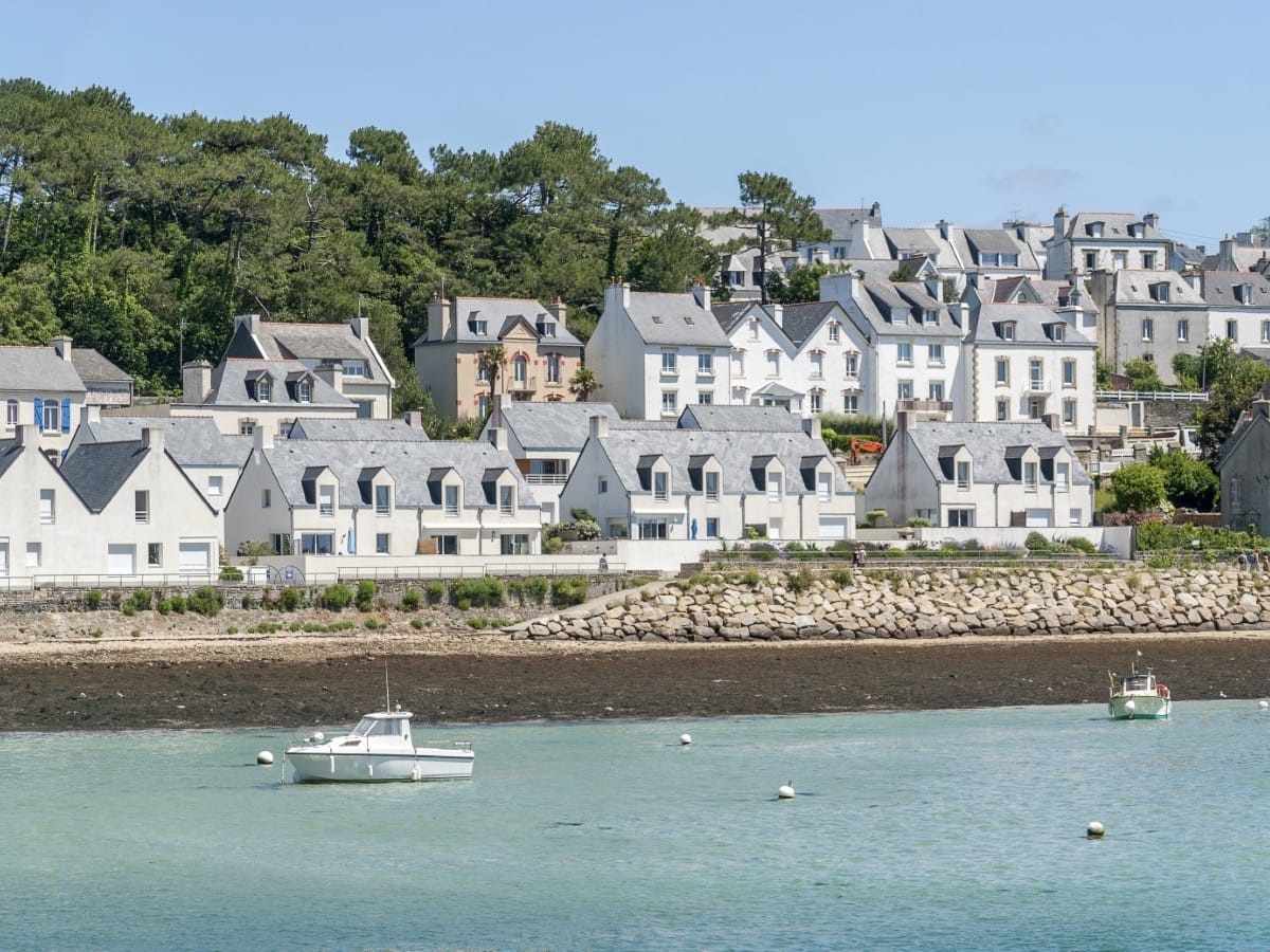 The town of Audierne in France