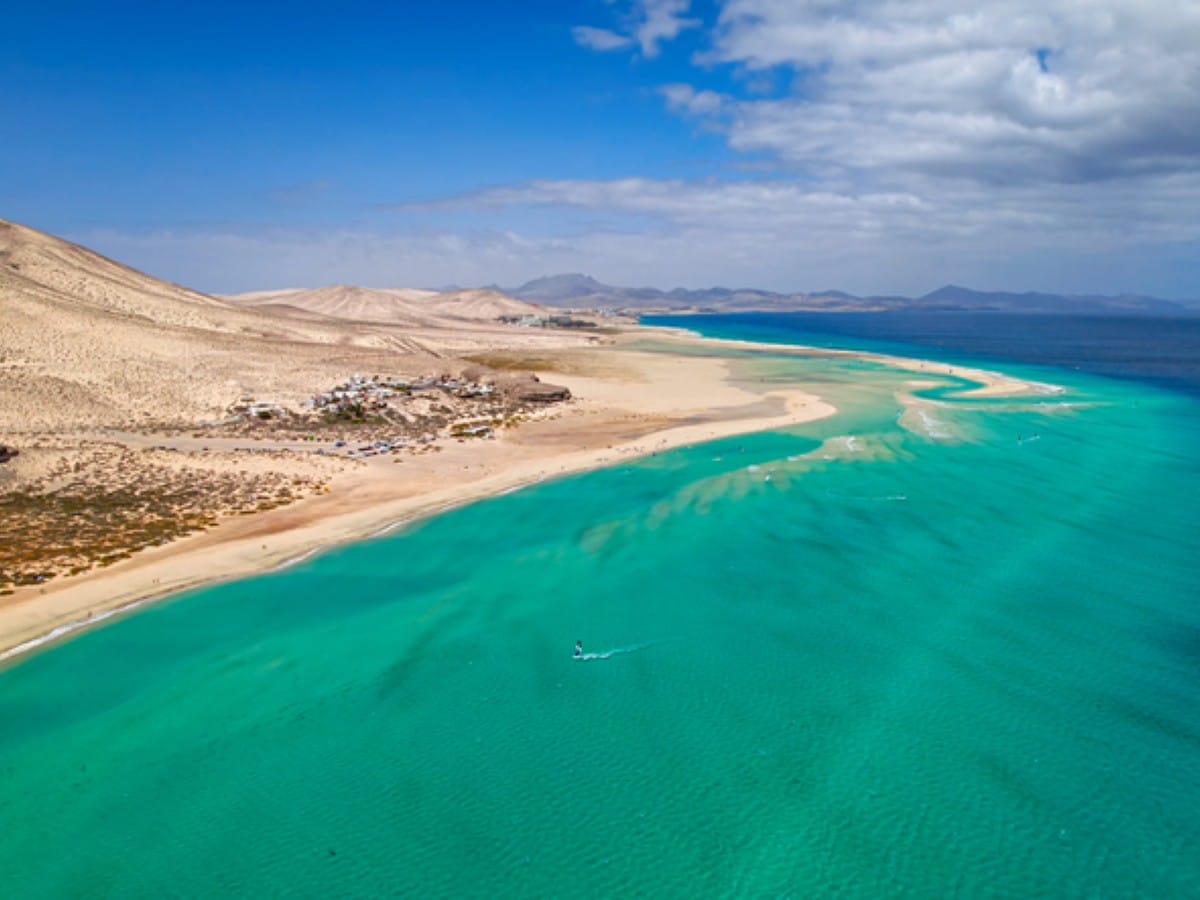 Sotavento beach in Fuereventura